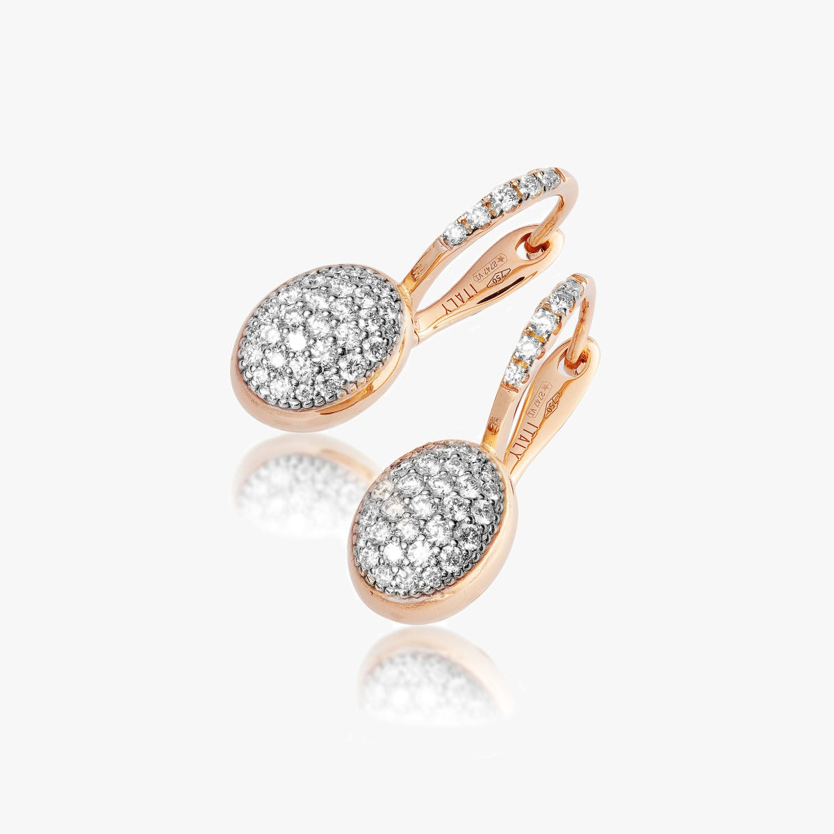 Nanis Boules Rose Gold & Diamond Earrings - Small OS25-583_RR