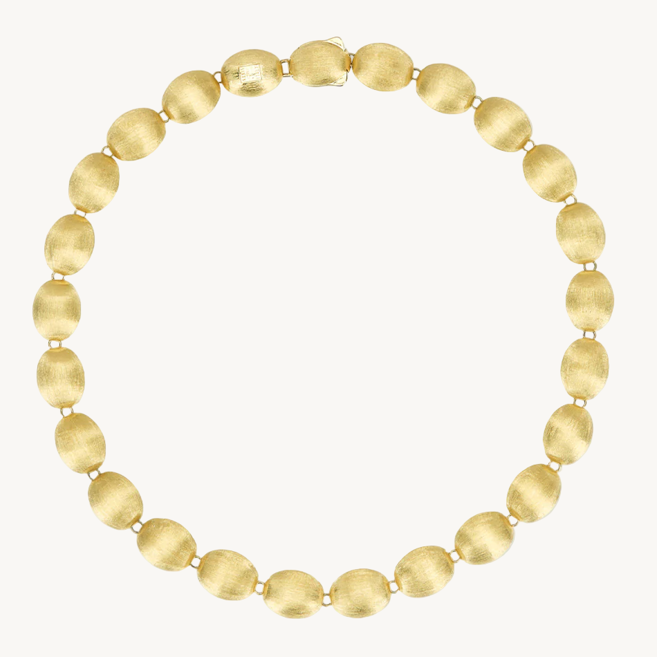 Nanis Dolcevita Muse Beaded Choker Necklace in Gold with Mother-of-Pearl (Small) CI3-609_GG_IN