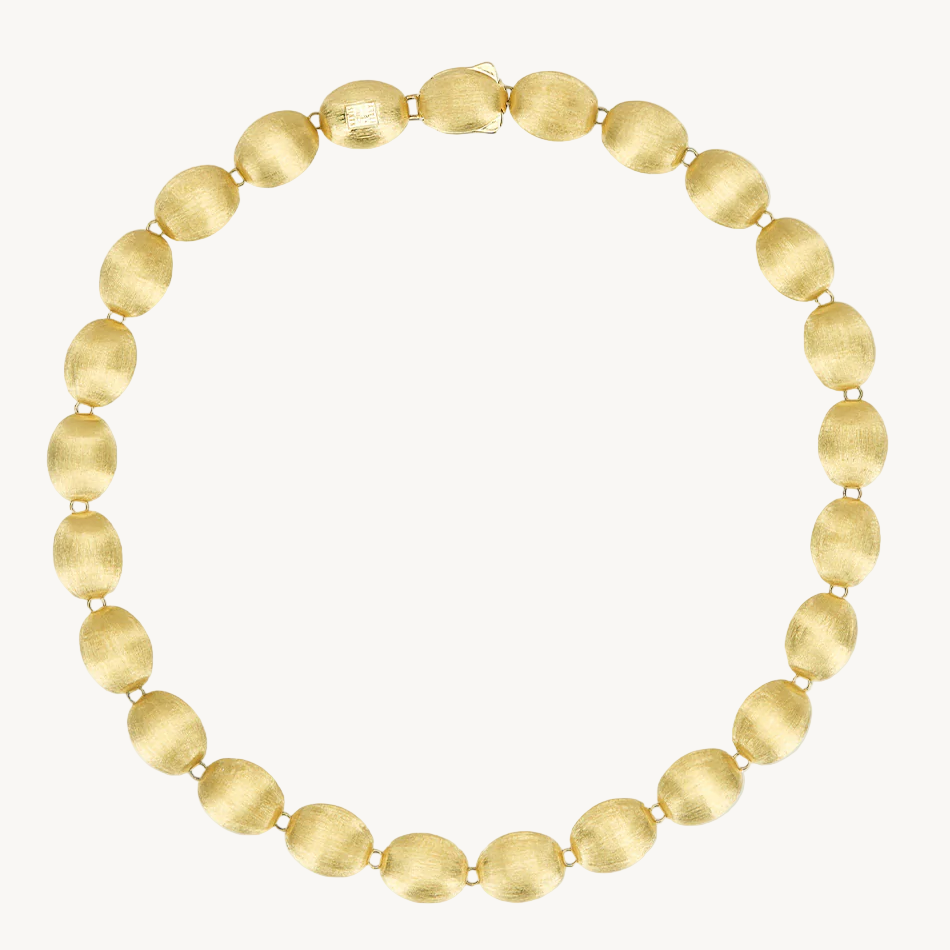 Nanis Dolcevita Muse Beaded Choker Necklace in Gold with Jadeite (Small) CI6-609 Orsini double sided necklace