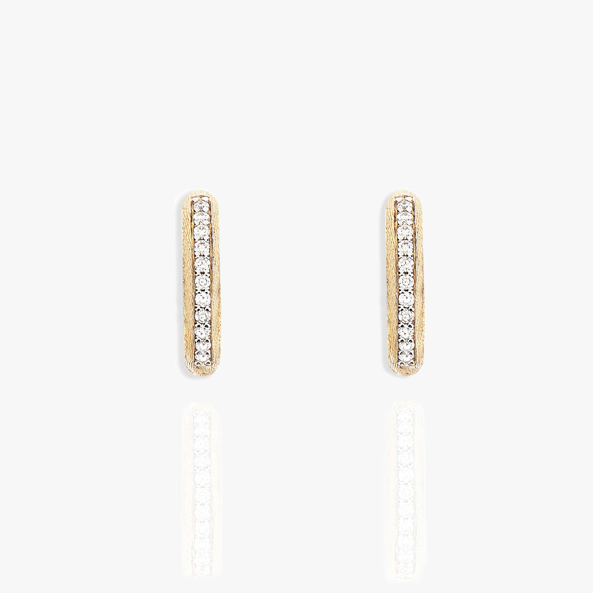 Nanis Libera Gold Diamond Hoop Earrings - Small OS10-602_RR_LU OS10-602_GG