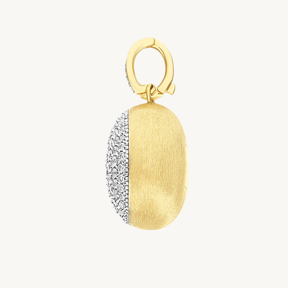 Nanis Muse Diamond Pave Pendant in Gold