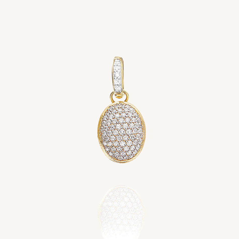 Nanis Muse Boule Diamond Pave Pendant in Gold (Small) PS14-609 diamond necklace orsini