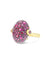 Nanis Reverse Gold, Pink Sapphires, Rubies, White Australian Opal and Diamonds Double Face Ring (Large) - Orsini Jewellers