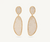 18k Gold and Diamond Lunaria Earrings