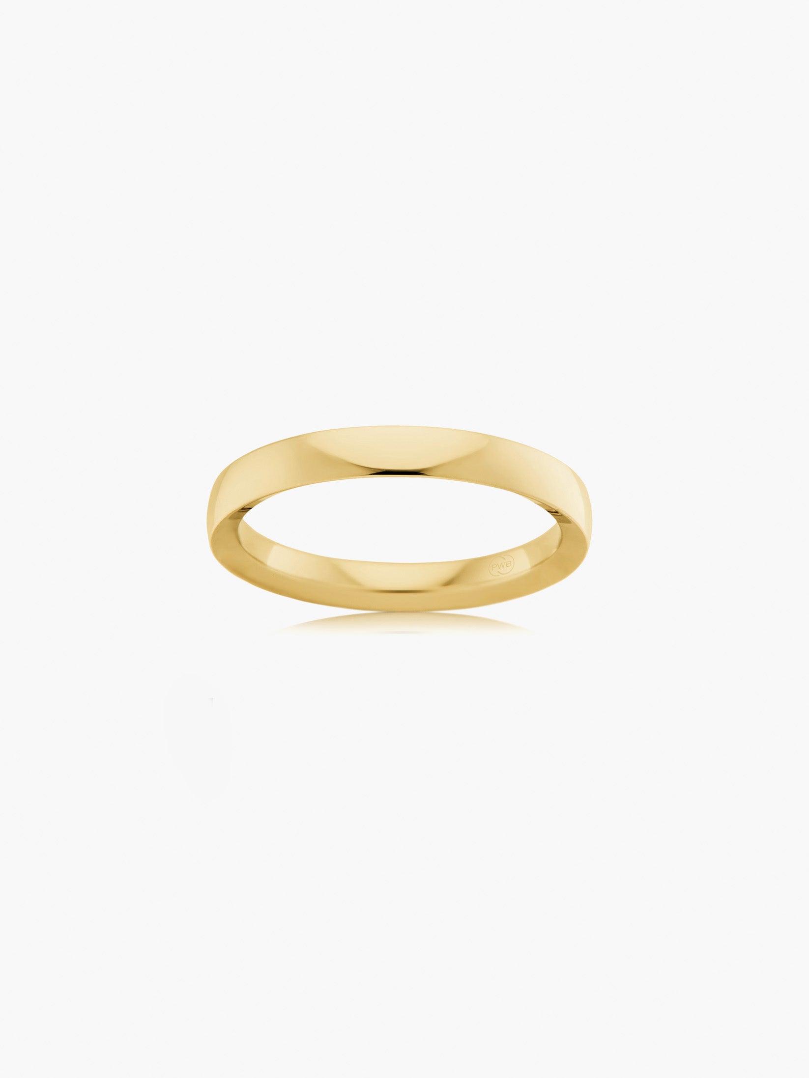 Original Comfort 3mm Yellow Gold Wedding Ring