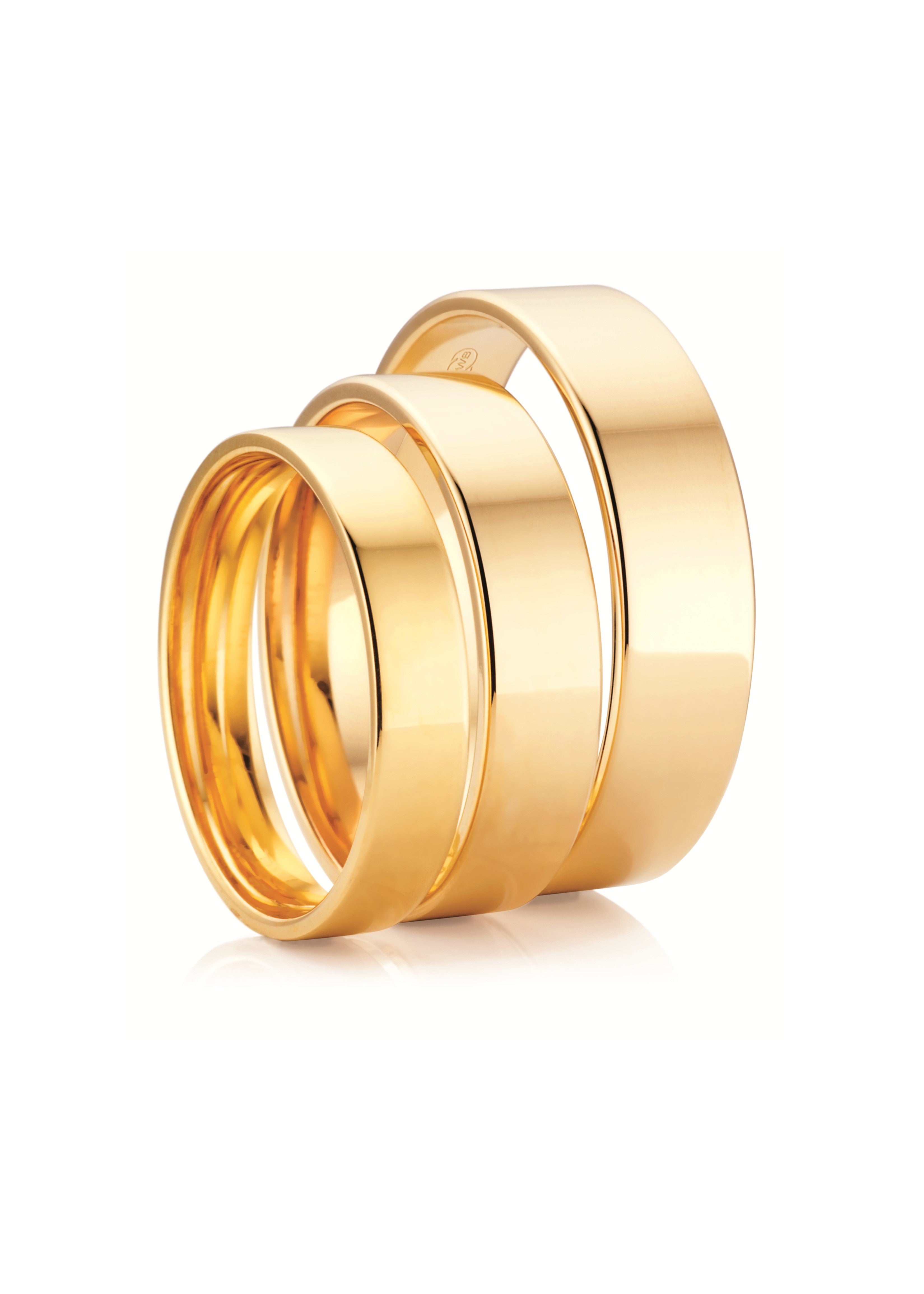 Flat Round Wedding Ring