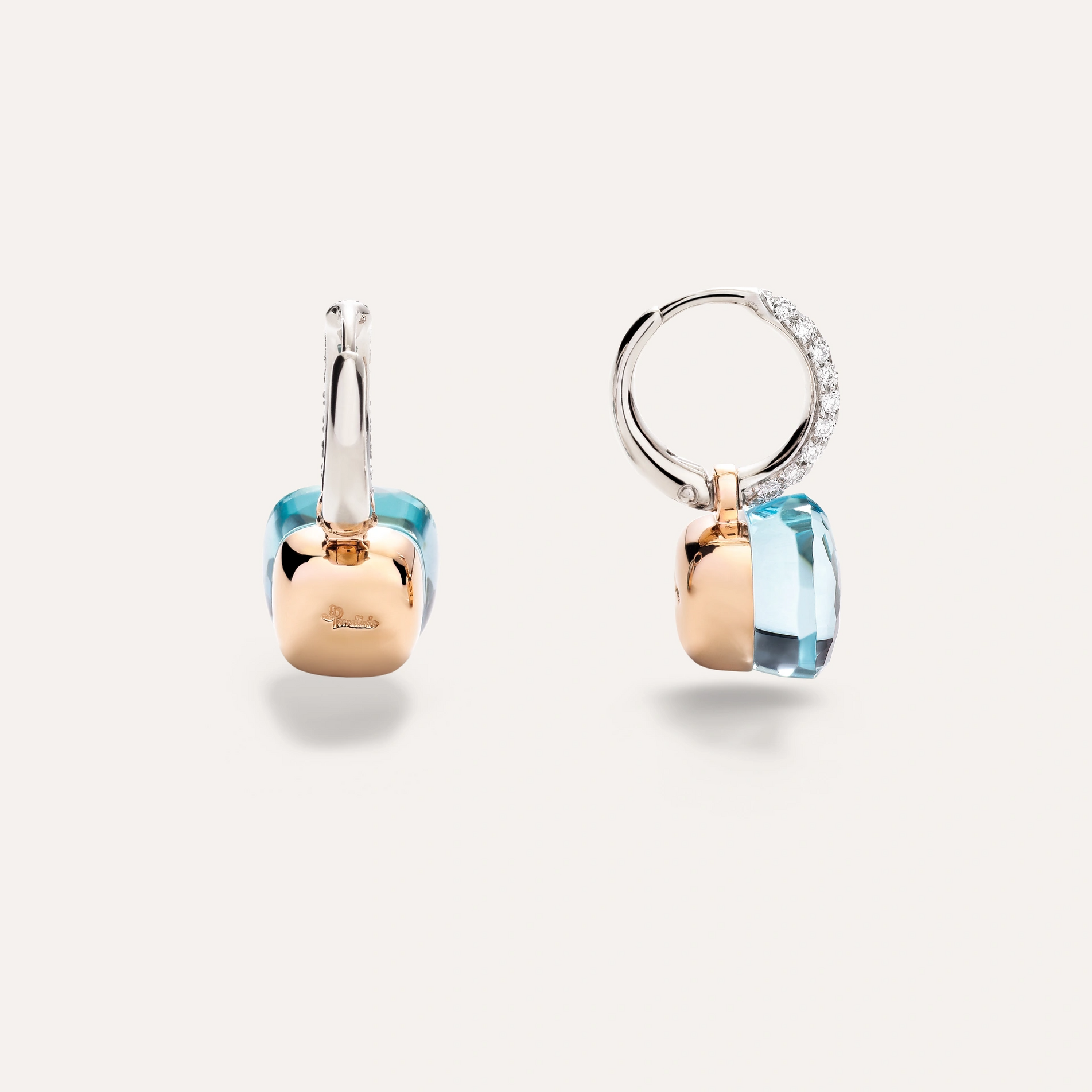 Pomellato_earrings-nudo-rose-gold-18kt-white-gold-18kt-diamond-blue-topaz