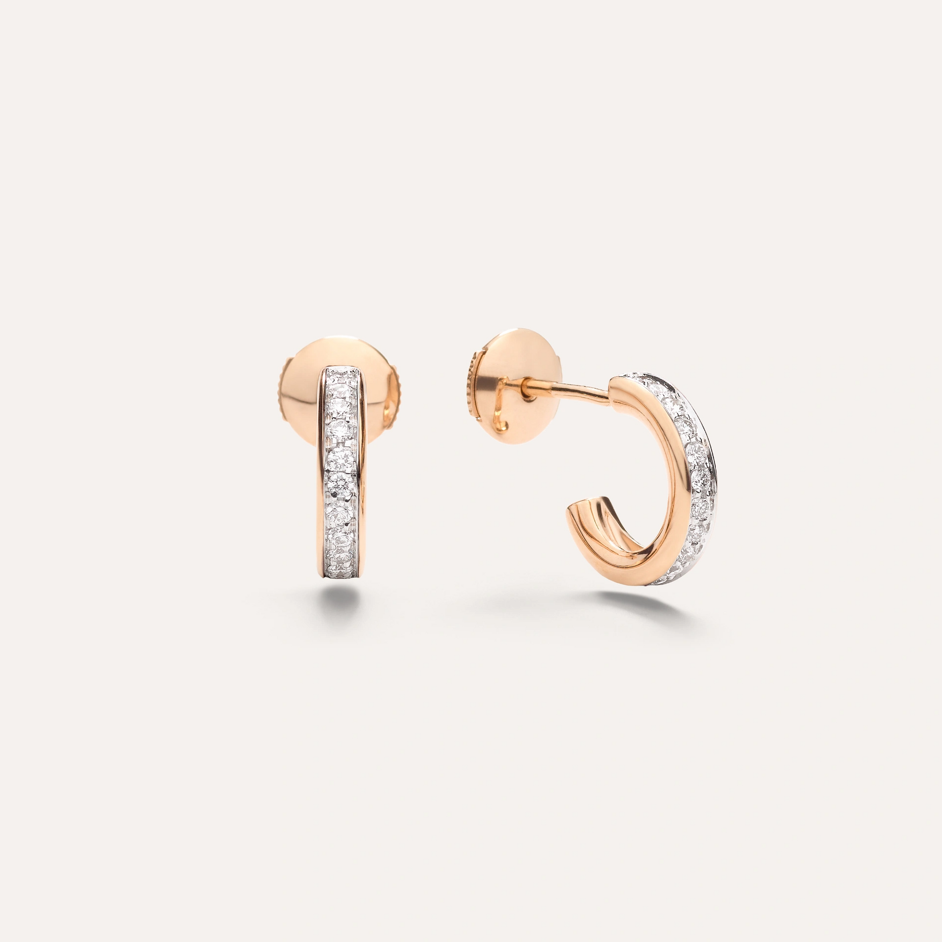 Pomellato Together Diamond Earrings in 18k Rose Gold - Orsini Jewellers