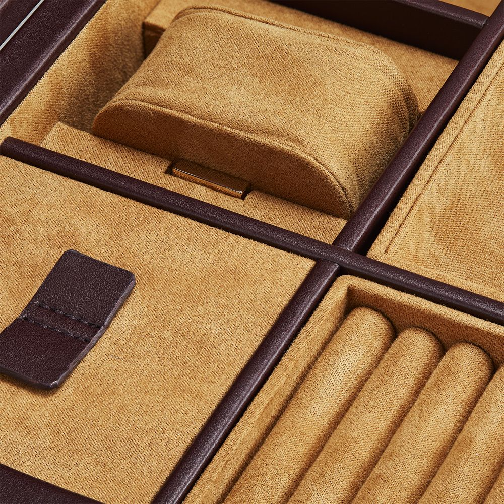 quality leather watch and jewellery box