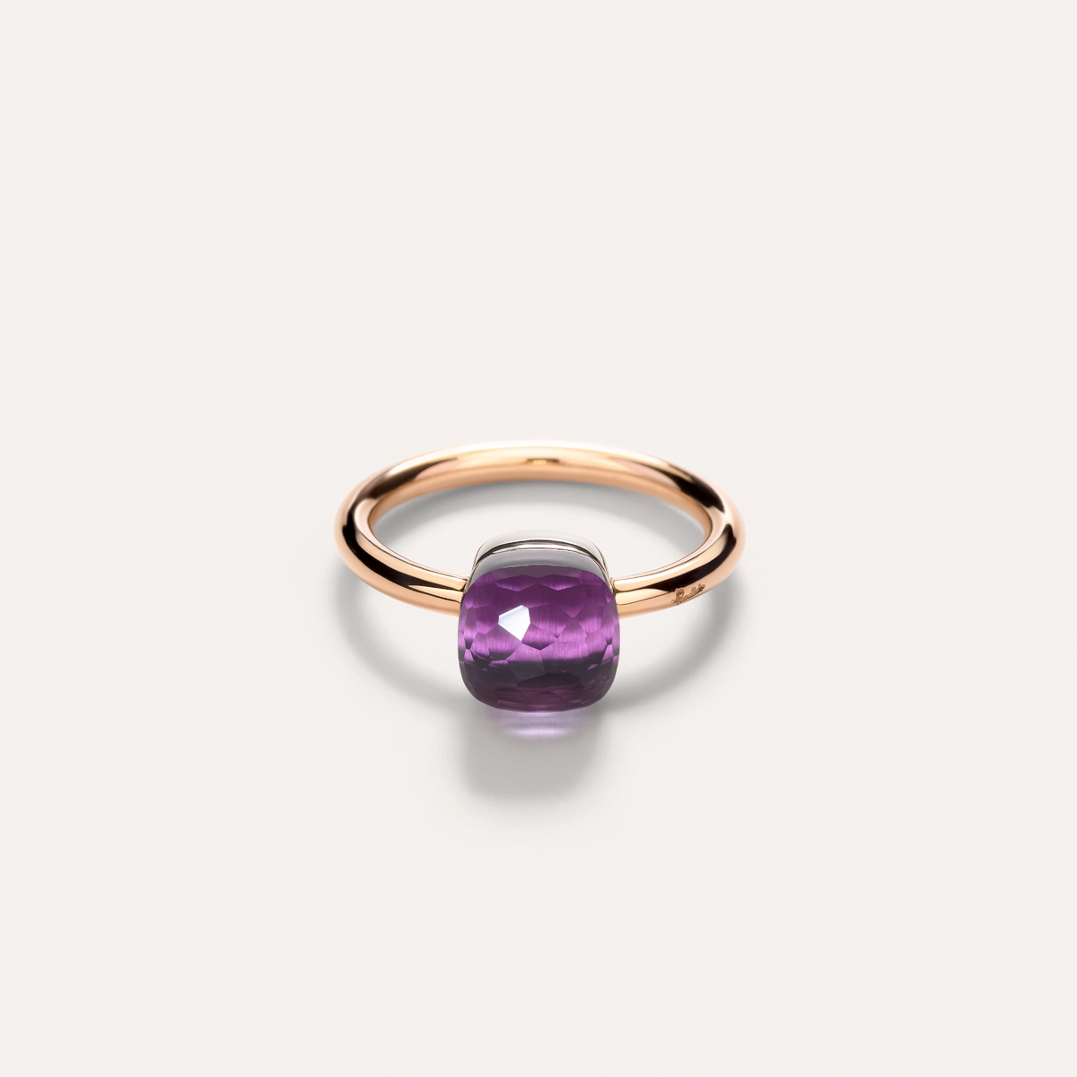 Pomellato Nudo Petit Ring with Amethyst in 18k Gold