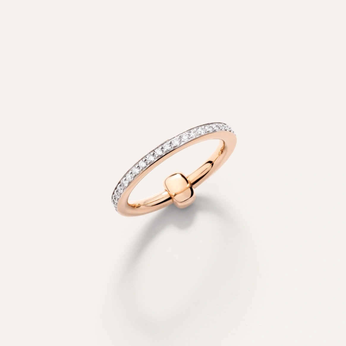 Pomellato Together 18k Gold Diamond Single Band Ring