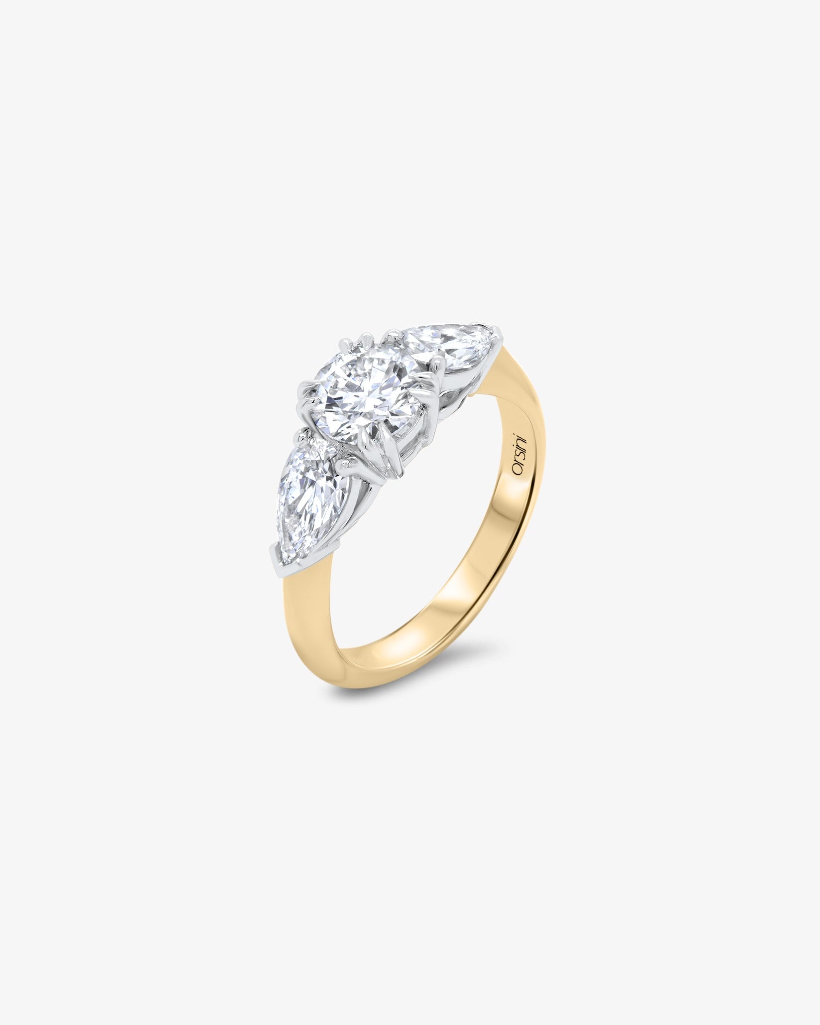 three stone diamond ring from Orsini fine jewellery