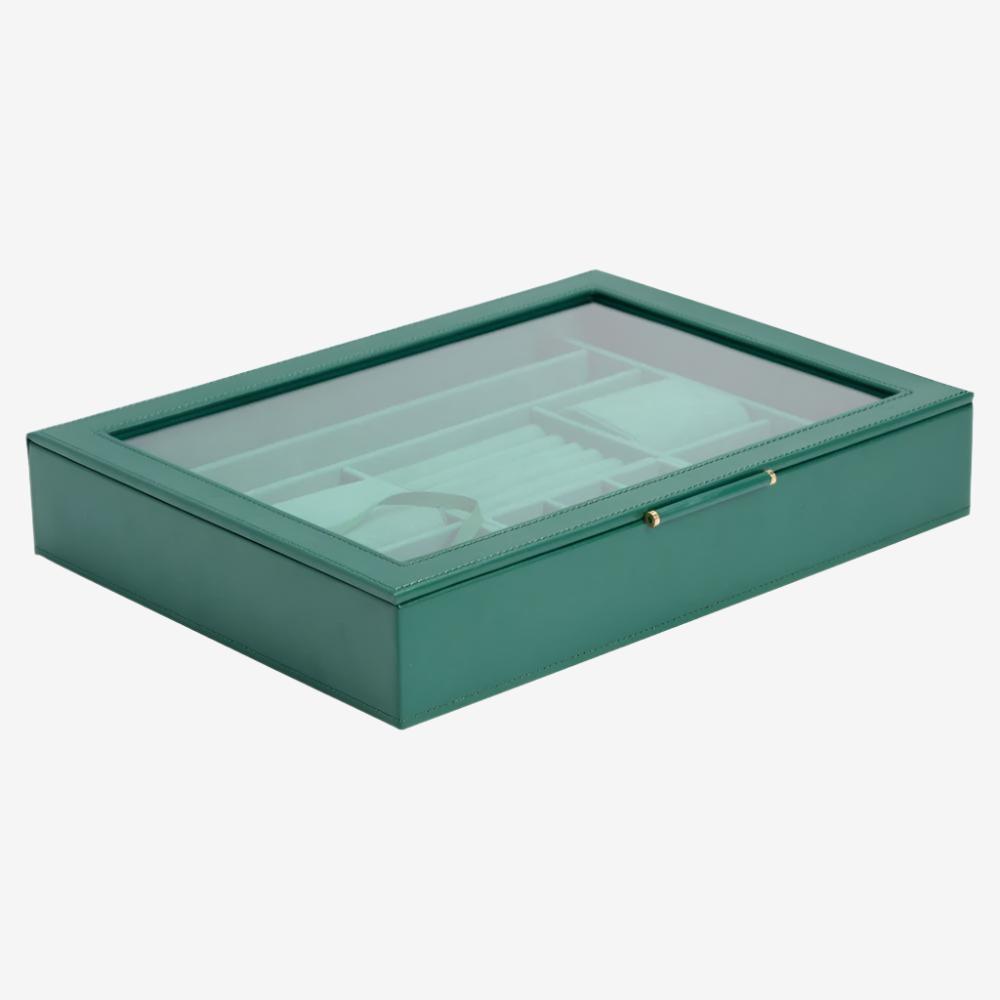 Sophia Green Jewellery Box with Window
