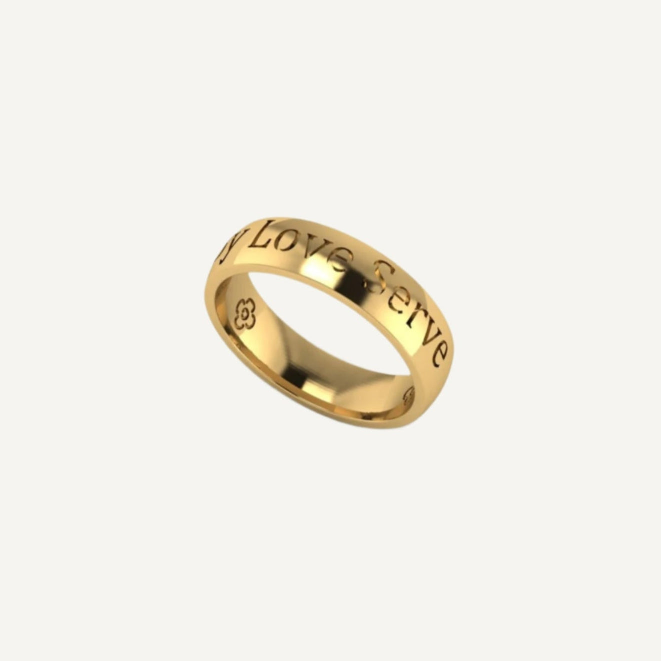 St cuths grad ring in yellow gold