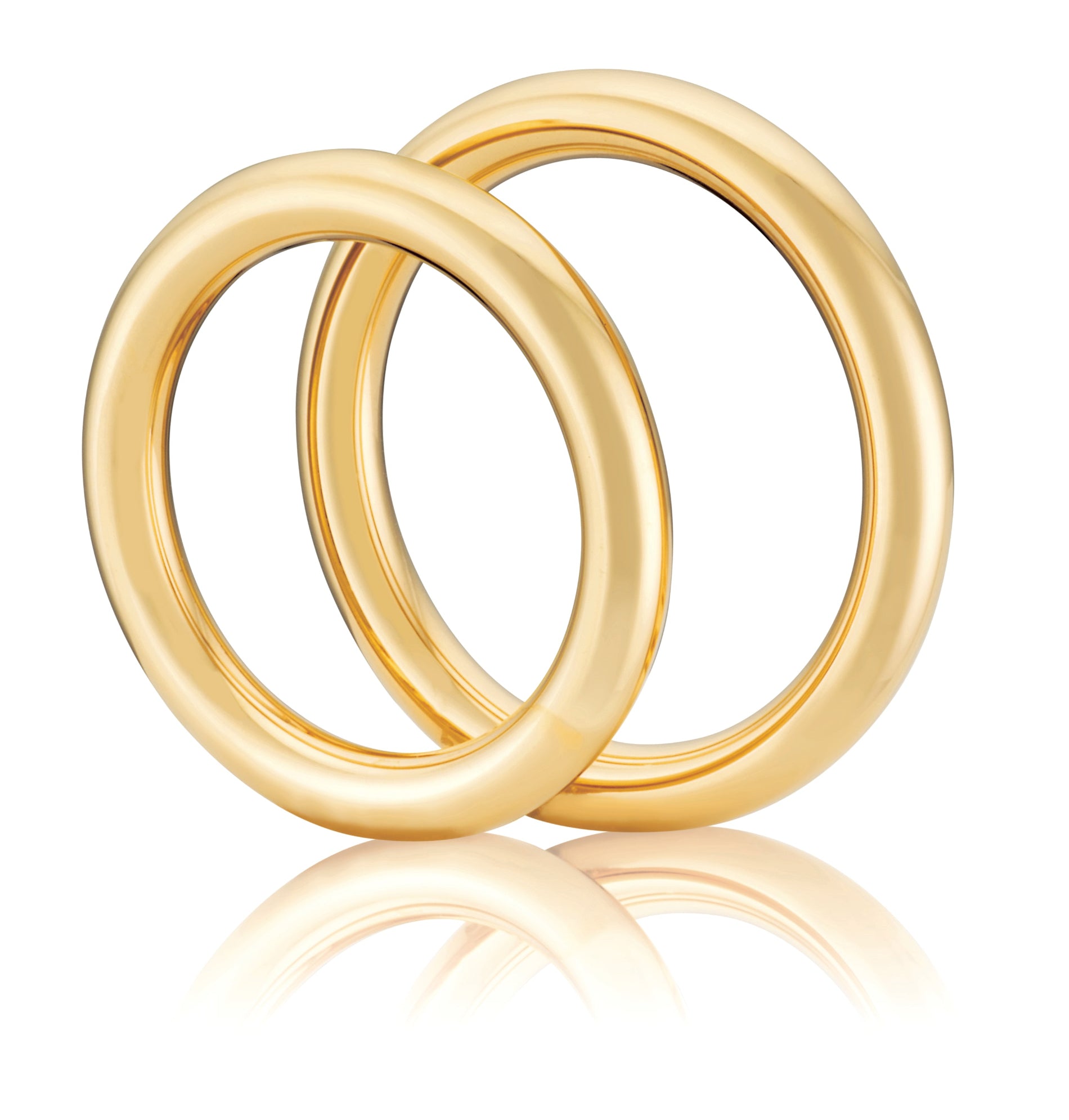 Gold Wedding Band Torus Profile