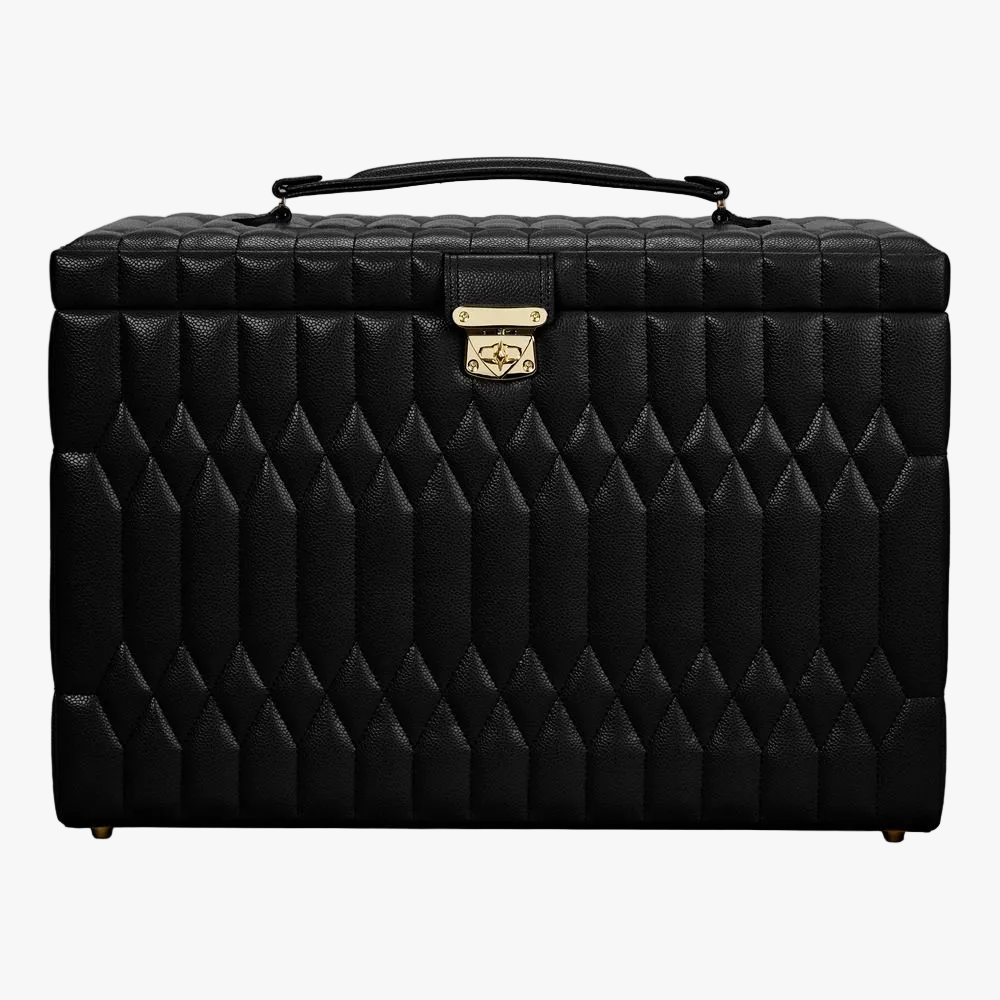 WOLF Lauren Extra Large Jewellery Box in Black, front
349902 orsini fine jewellery