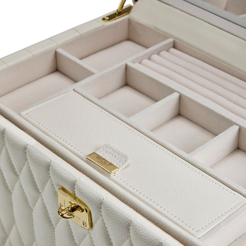 Lauren Large Jewellery Box in Ivory
