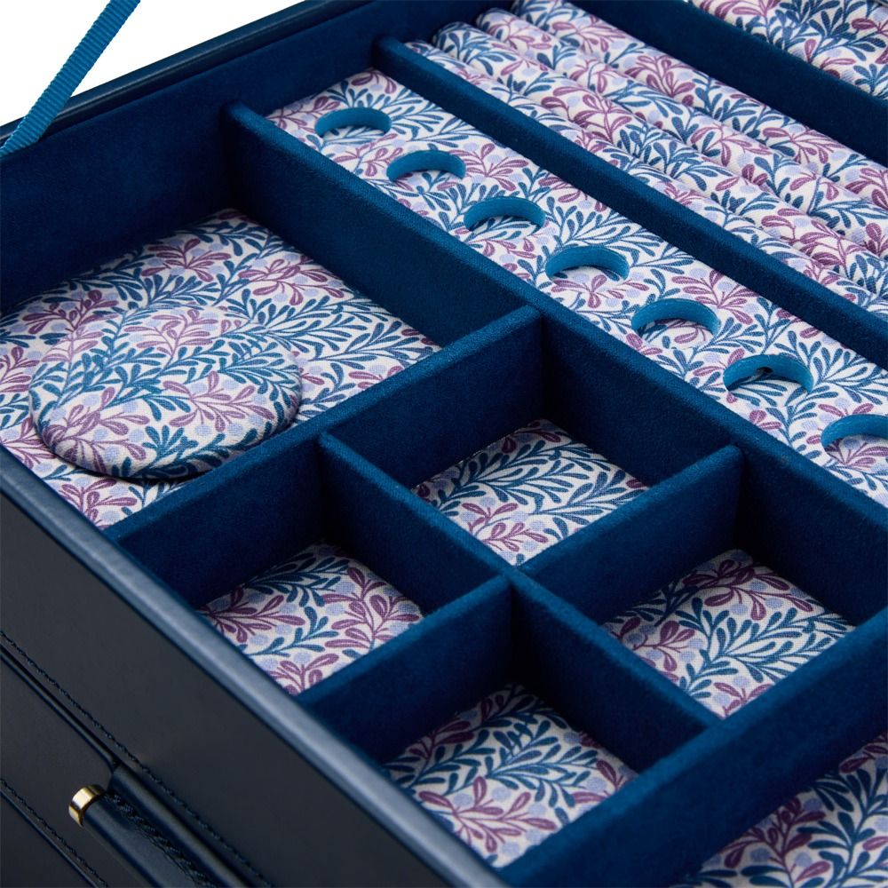 WOLF x Fiona Howard Sophia Jewellery Box with Window close up detail