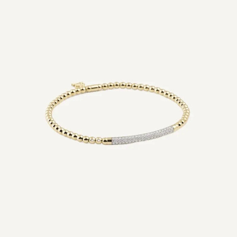 Al Coro Stretchy Bracelet Diamonds 18k Gold - Orsini Jewellers