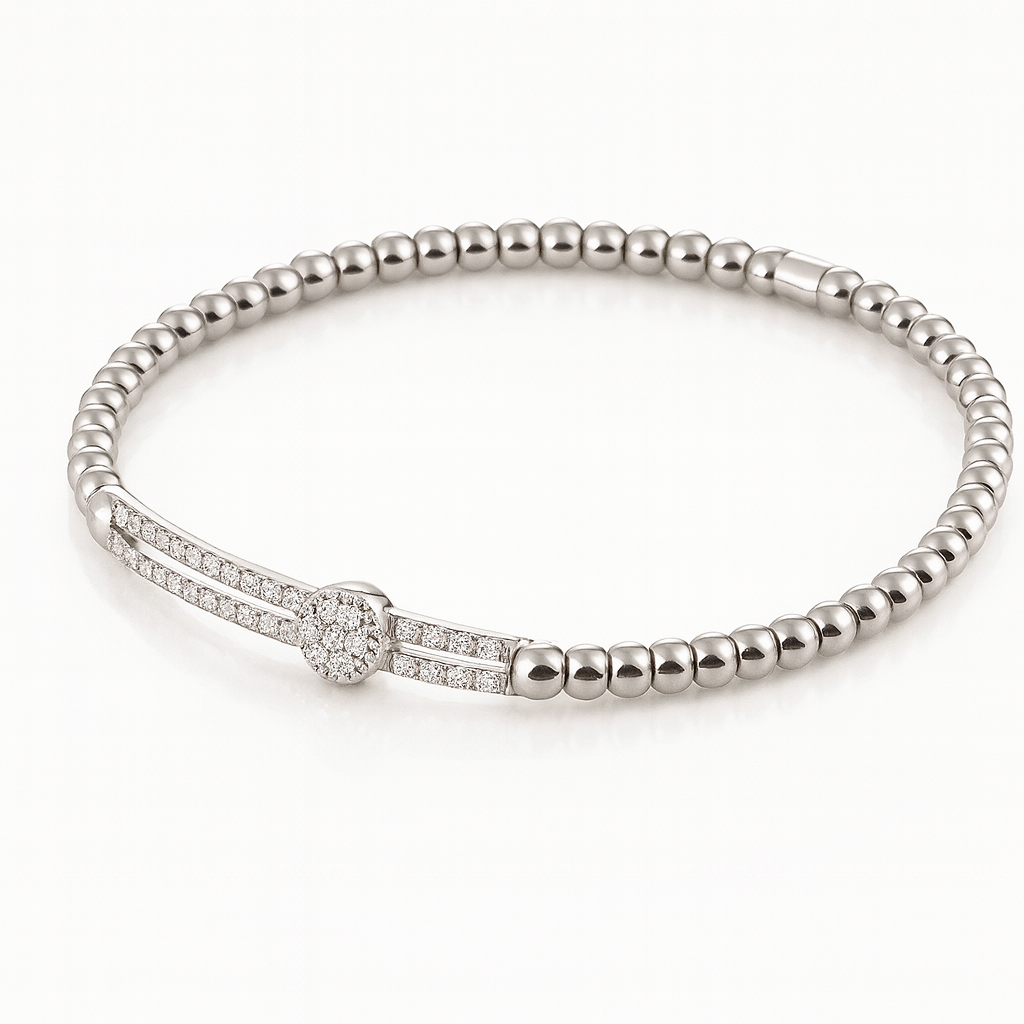al coro diamond slide stretch bracelet A354W.