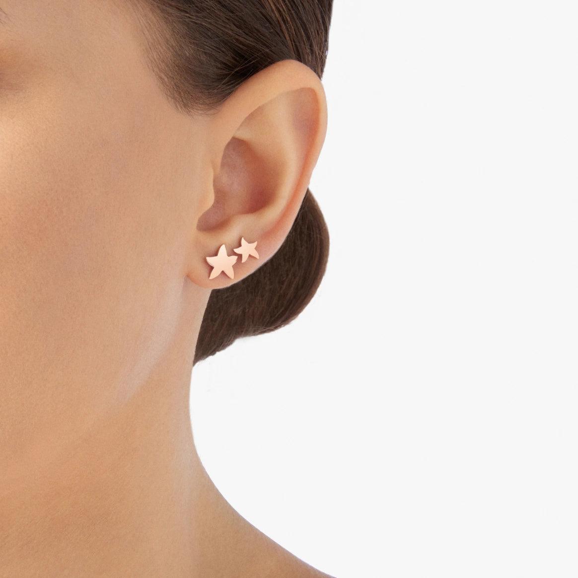 DoDo Earring STAR MINI Rose Gold - Orsini Jewellers