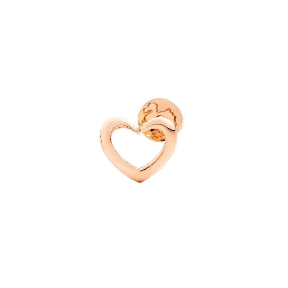 DoDo Earrings HEART Silhouette Rose Gold - Orsini Jewellers