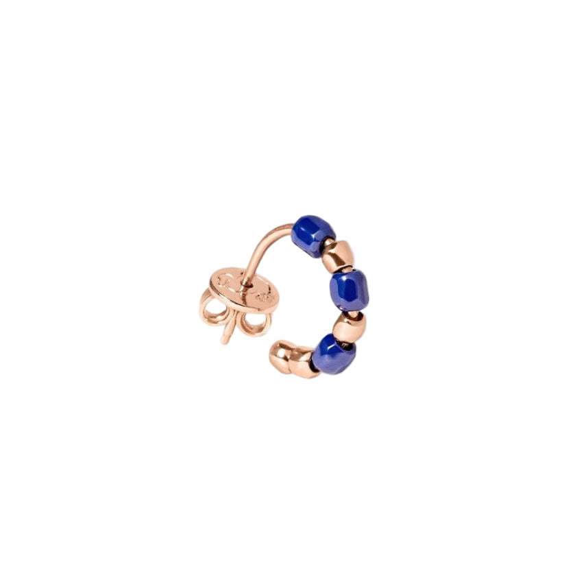 DoDo GRANELLI Mini Blue Ceramic Hoop Earrings - Orsini Jewellers