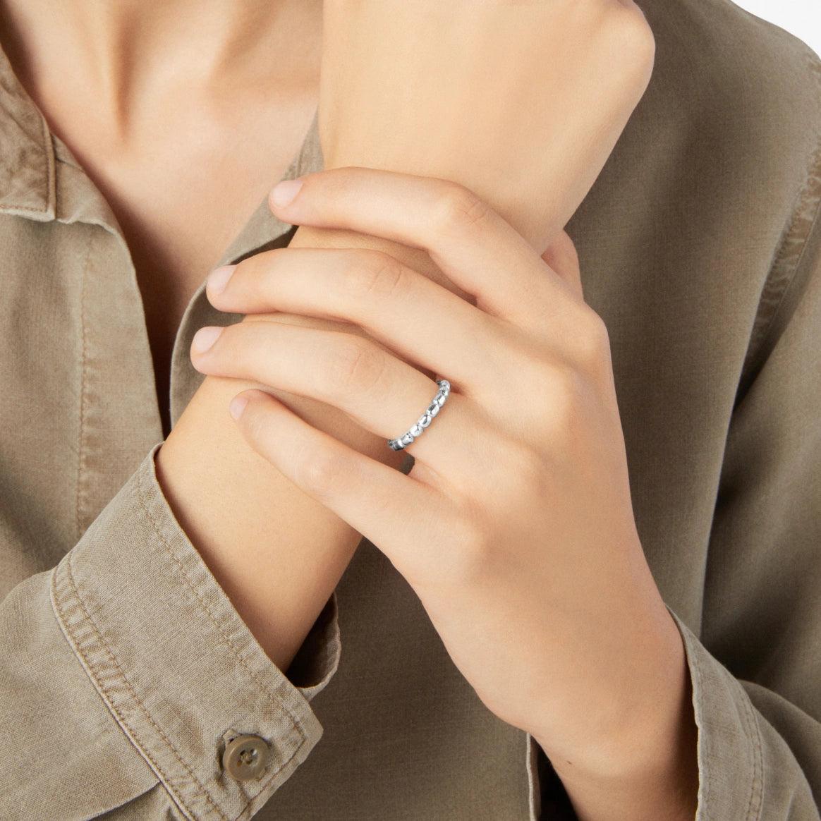 Dodo Granelli ring in silver - Orsini Jewellers