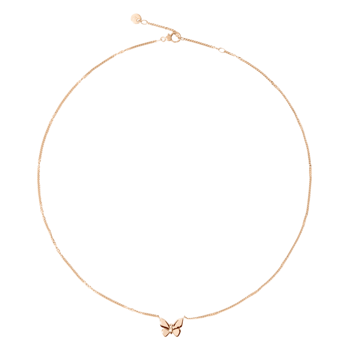 DoDo Necklace Butterfly 9k Rose Gold - Orsini Jewellers
