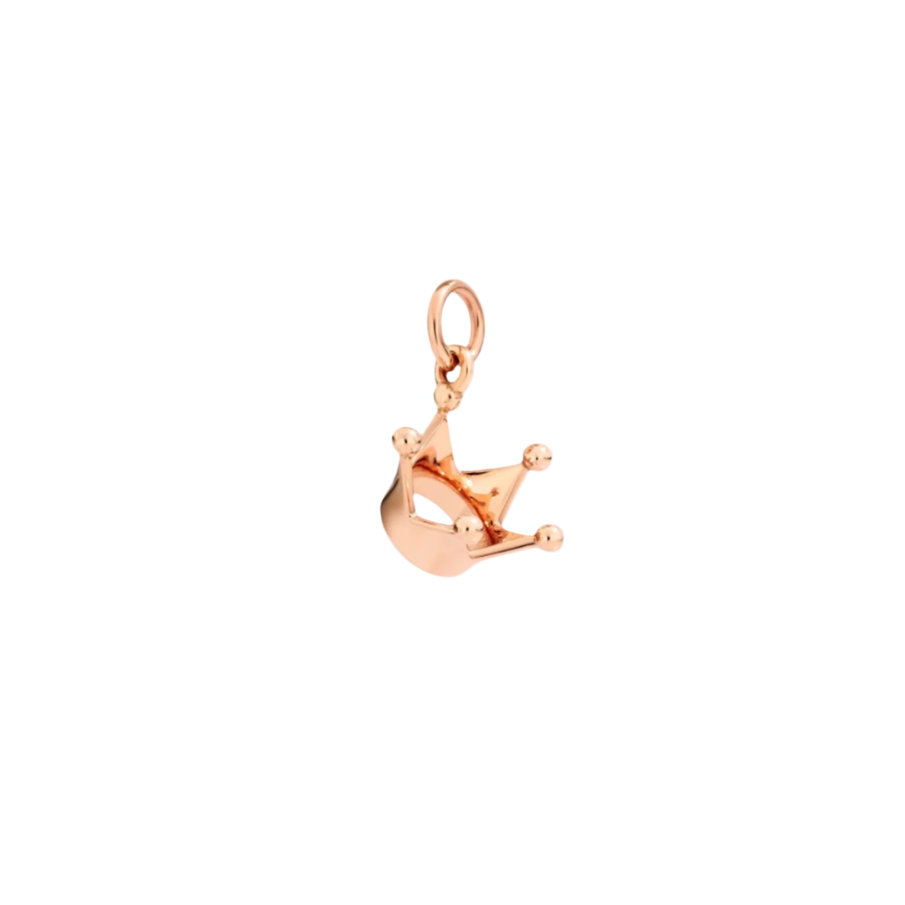 dodo leo zodiac charm rose gold