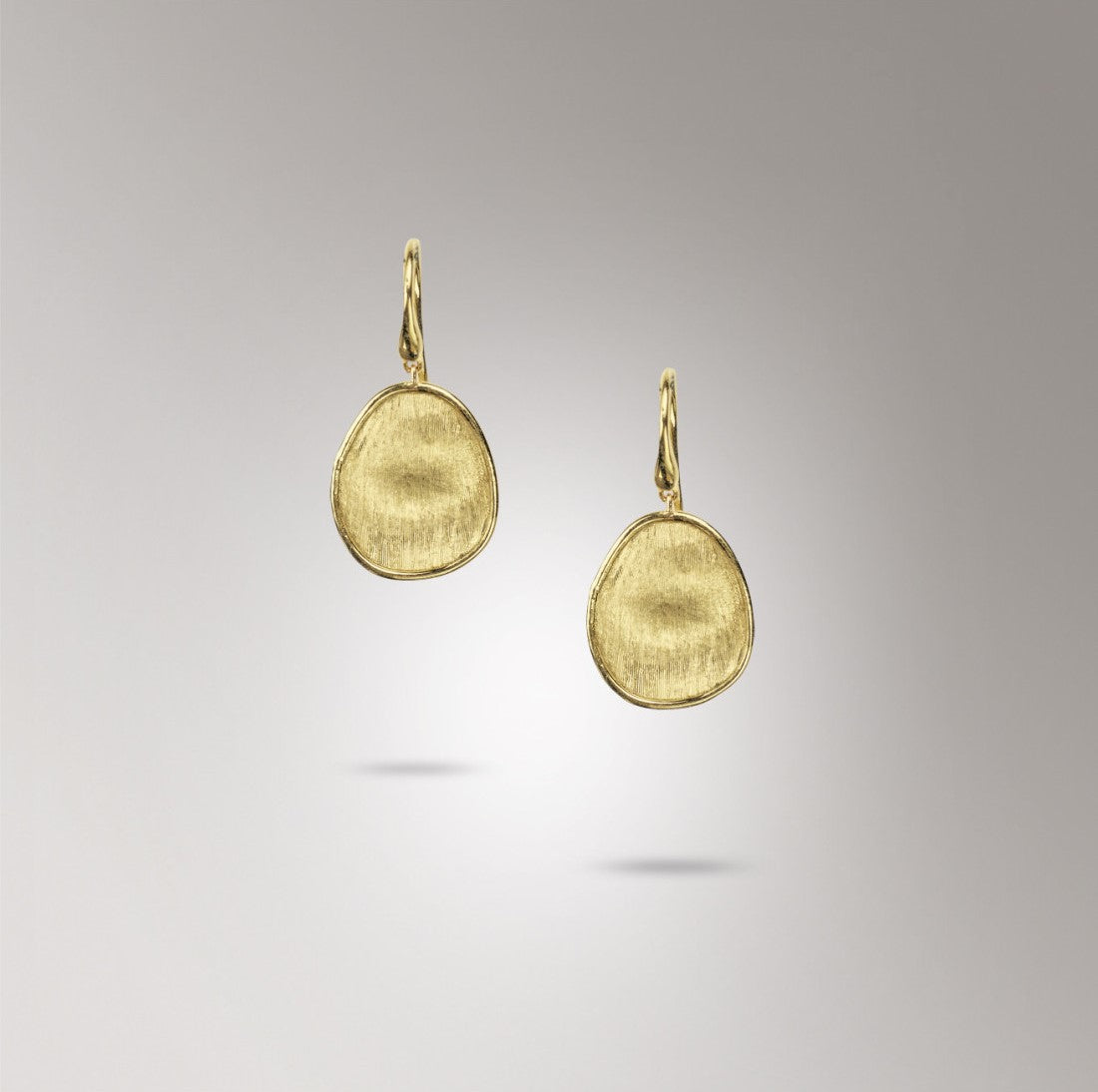 Marco Bicego Lunaria 18k Gold Earrings French Hook - Orsini Jewellers