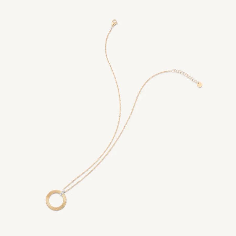 Marco Bicego Masai Gold Pendant Necklace with Diamonds - Orsini Jewellers