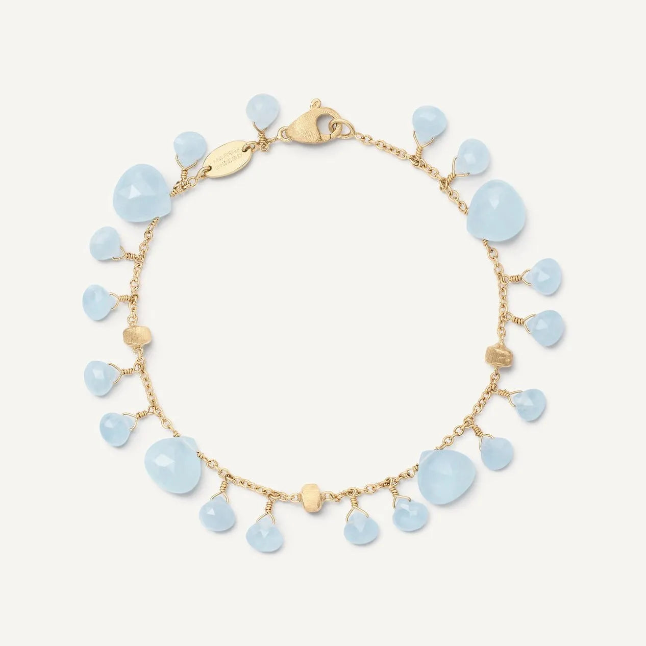 Marco Bicego Paradise Aquamarine Gemstone Bracelet - Orsini Jewellers