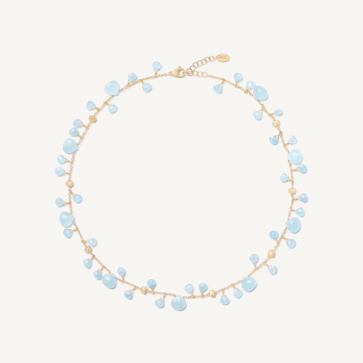 Marco Bicego Paradise Aquamarine Gemstone Necklace - Orsini Jewellers
