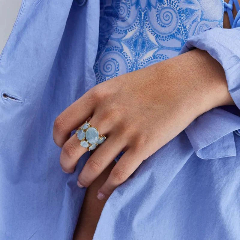 Nanis Ipanema Milky Aquamarine Showstopper Ring - Orsini Jewellers