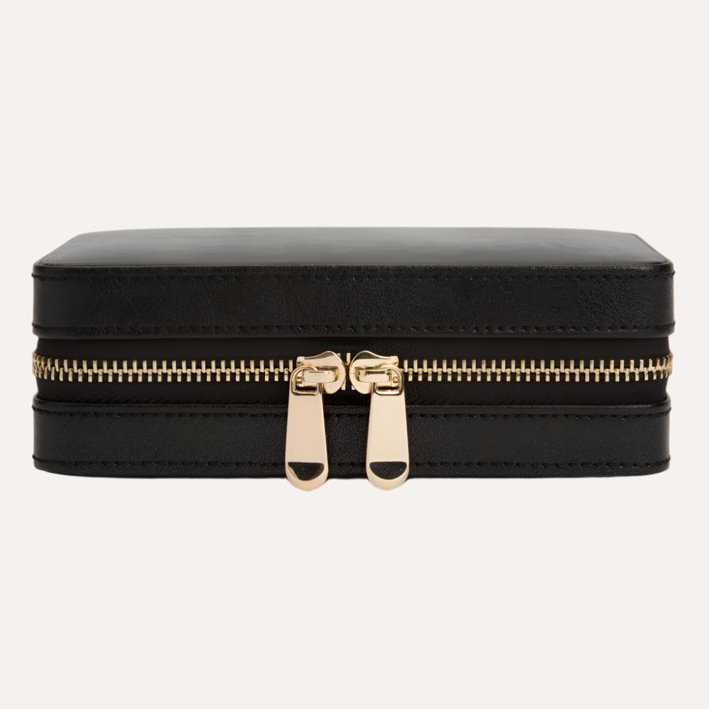 Palermo Zip Case Black Jewellery Case - Orsini Jewellers