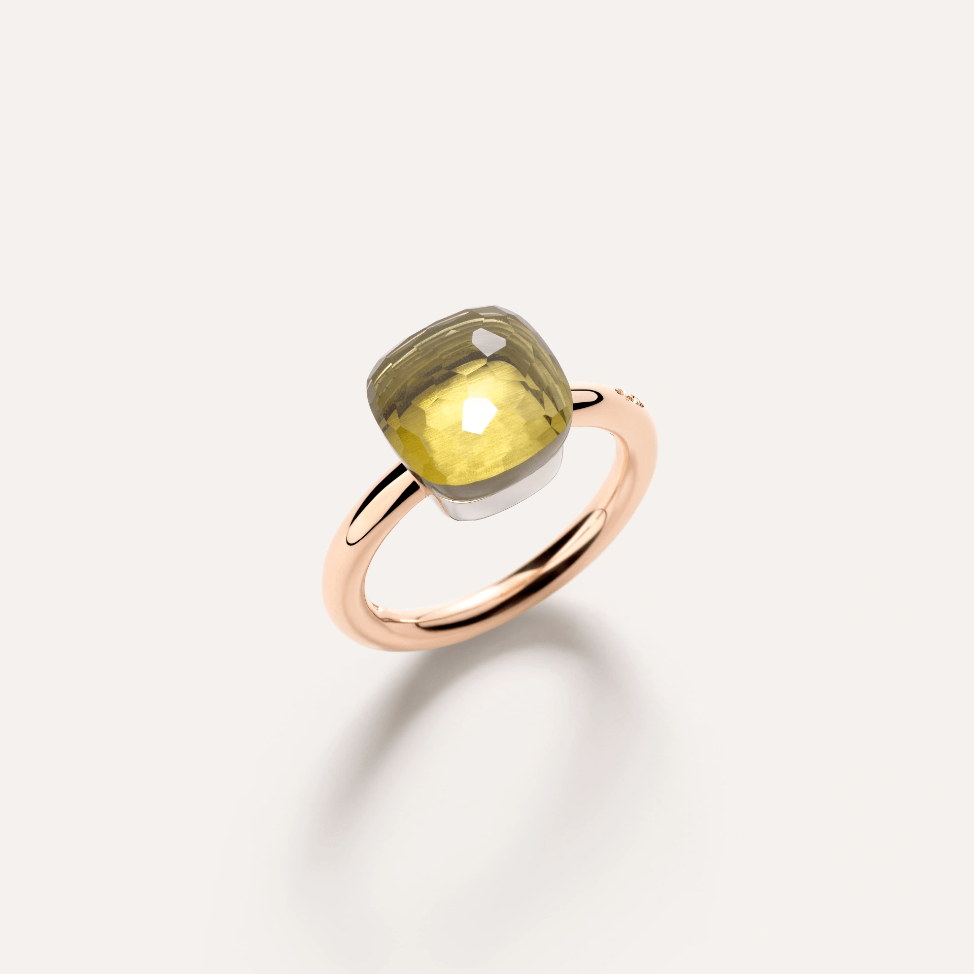 Pomellato 18k Gold Nudo Ring Lemon Quartz - Orsini Jewellers