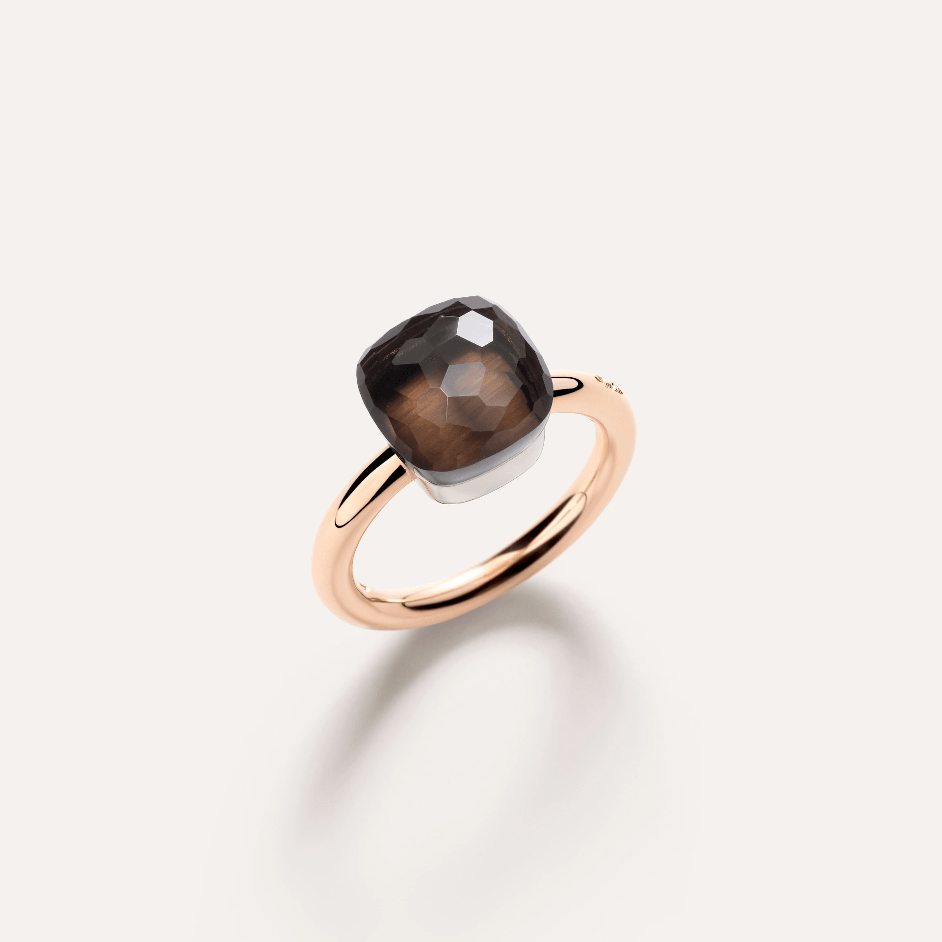Pomellato Nudo Classic Ring 18k Gold with Smoky Quartz - Orsini Jewellers