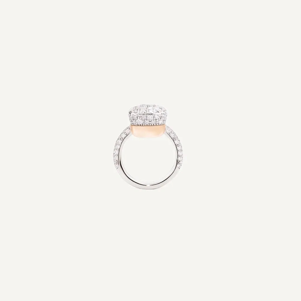 Pomellato Nudo Maxi Diamond Ring 18k Gold with Diamonds - Orsini Jewellers