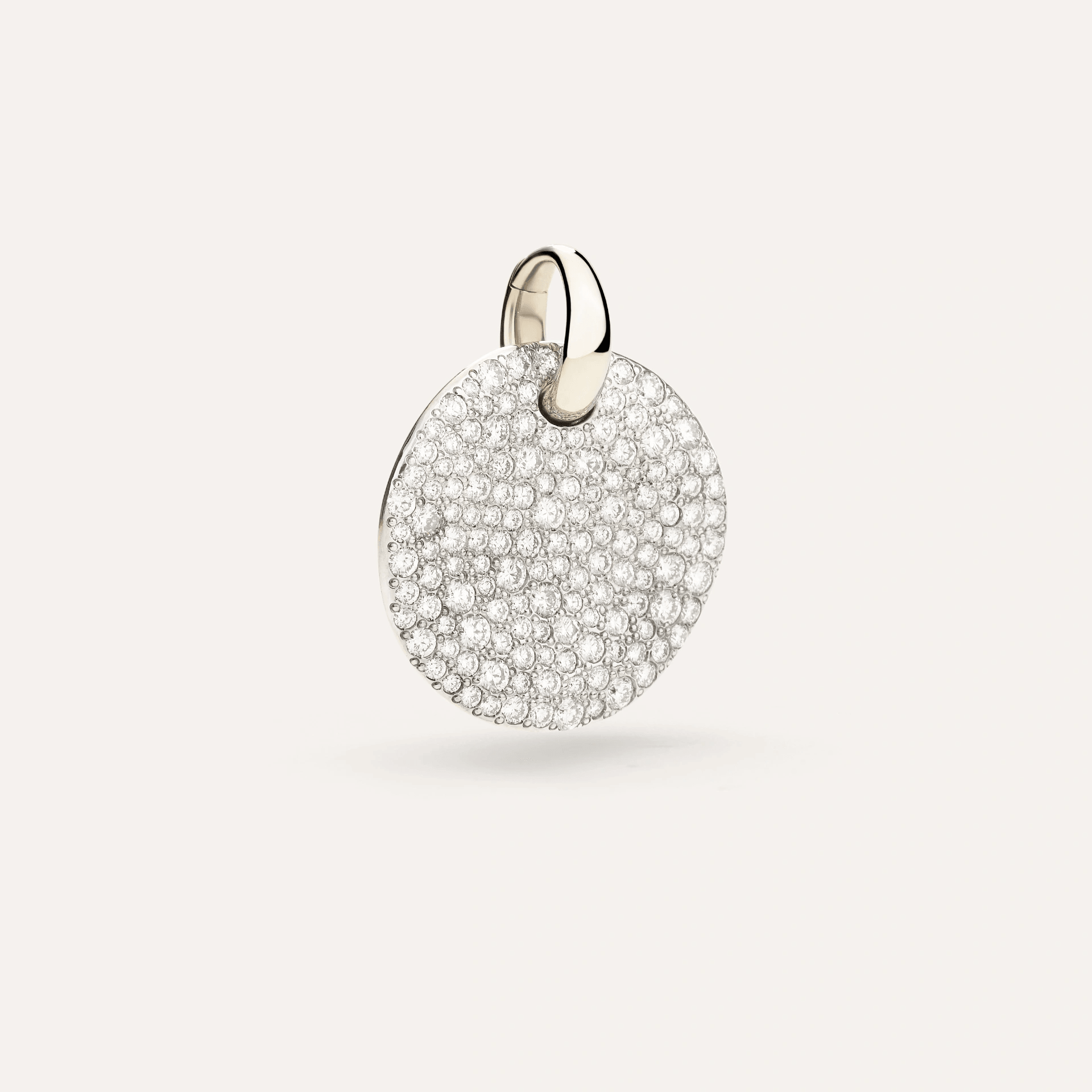 Pomellato Sabbia White Gold and Diamond Pendant - Orsini Jewellers