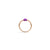 M'ama non M'ama Ring in 18k Rose Gold with Amethyst - Orsini Jewellers NZ