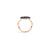 Sabbia Ring in 18k Rose Gold with Pave Black Diamonds - Orsini Jewellers NZ