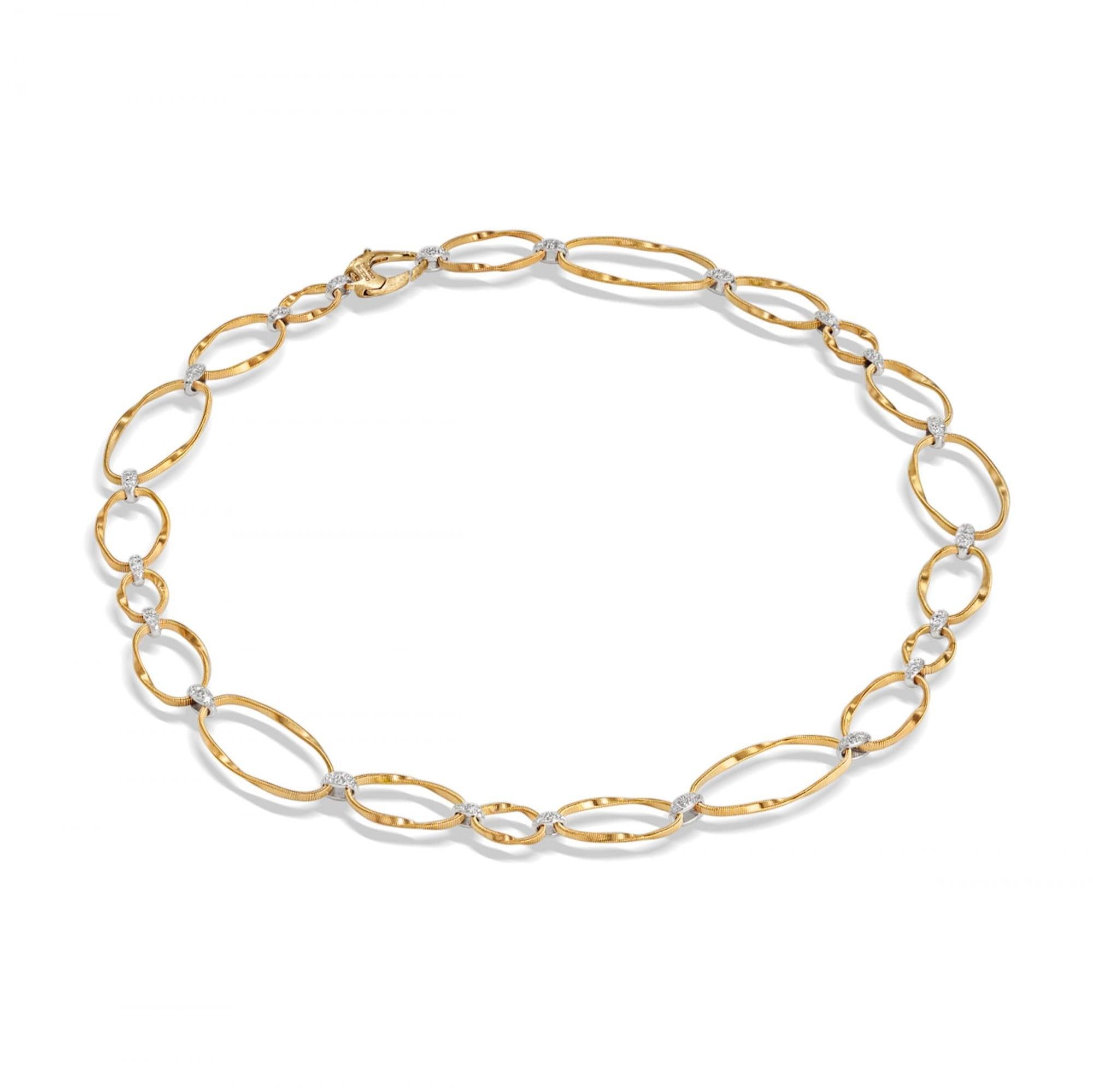 Marco Bicego Marrakech Onde Necklace Diamonds and 18k Gold - Orsini Jewellers