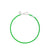 DoDo Chain Bracelet in Green Lacquered Silver - Orsini Jewellers NZ