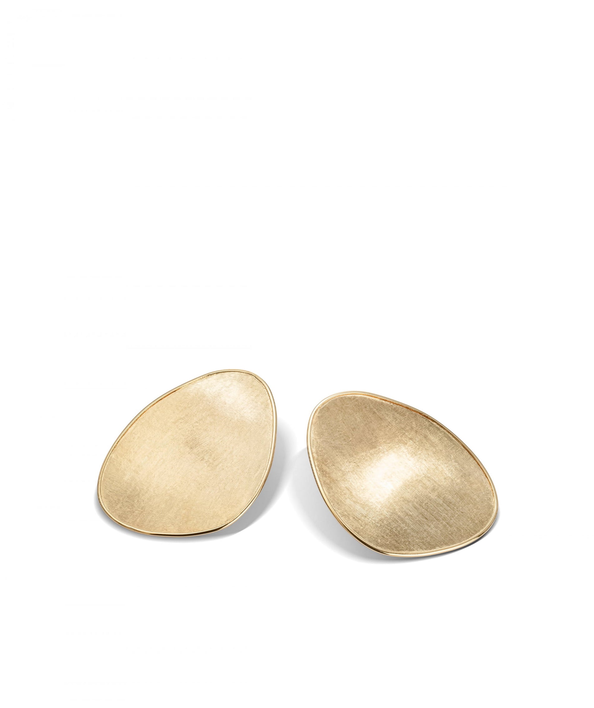 Lunaria Earrings in 18k Yellow Gold Stud Large - Orsini Jewellers NZ