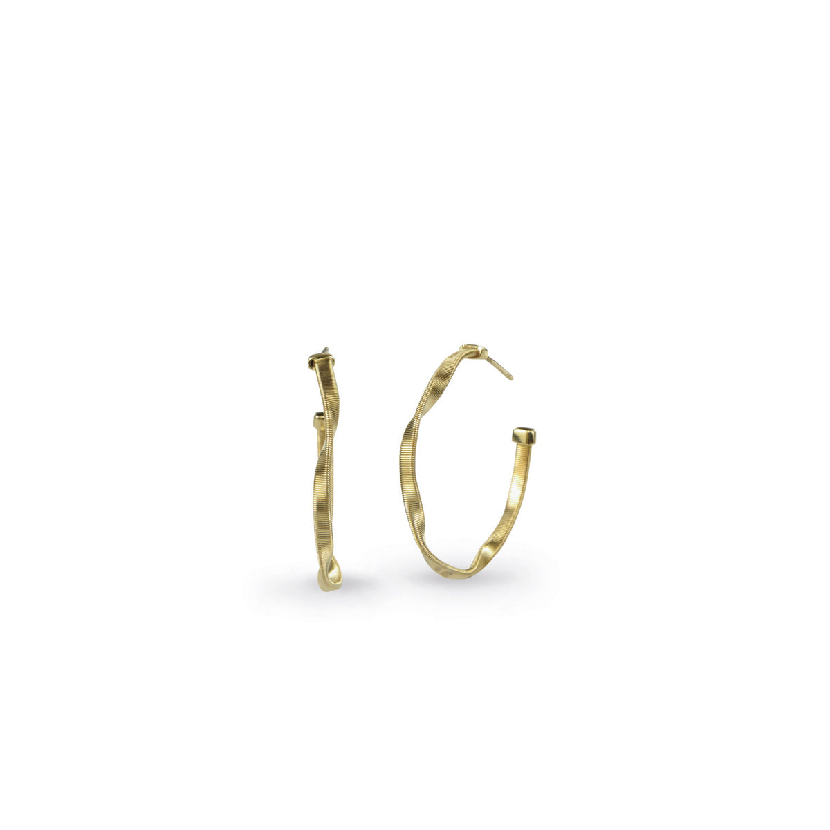 Marrakech Hoop Earrings in 18k Yellow Gold Small - Orsini Jewellers NZ