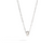 Iconica Necklace in 18k Rhodium Plated White Gold with Diamonds - Orsini Jewellers NZ