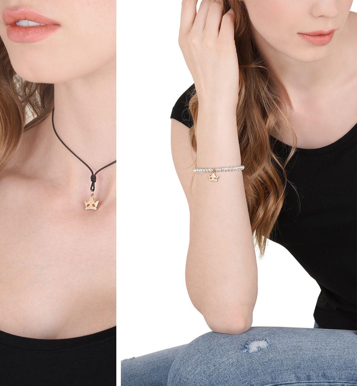 DoDo King Crown Charm Brown Diamonds and Rose Gold - Orsini Jewellers