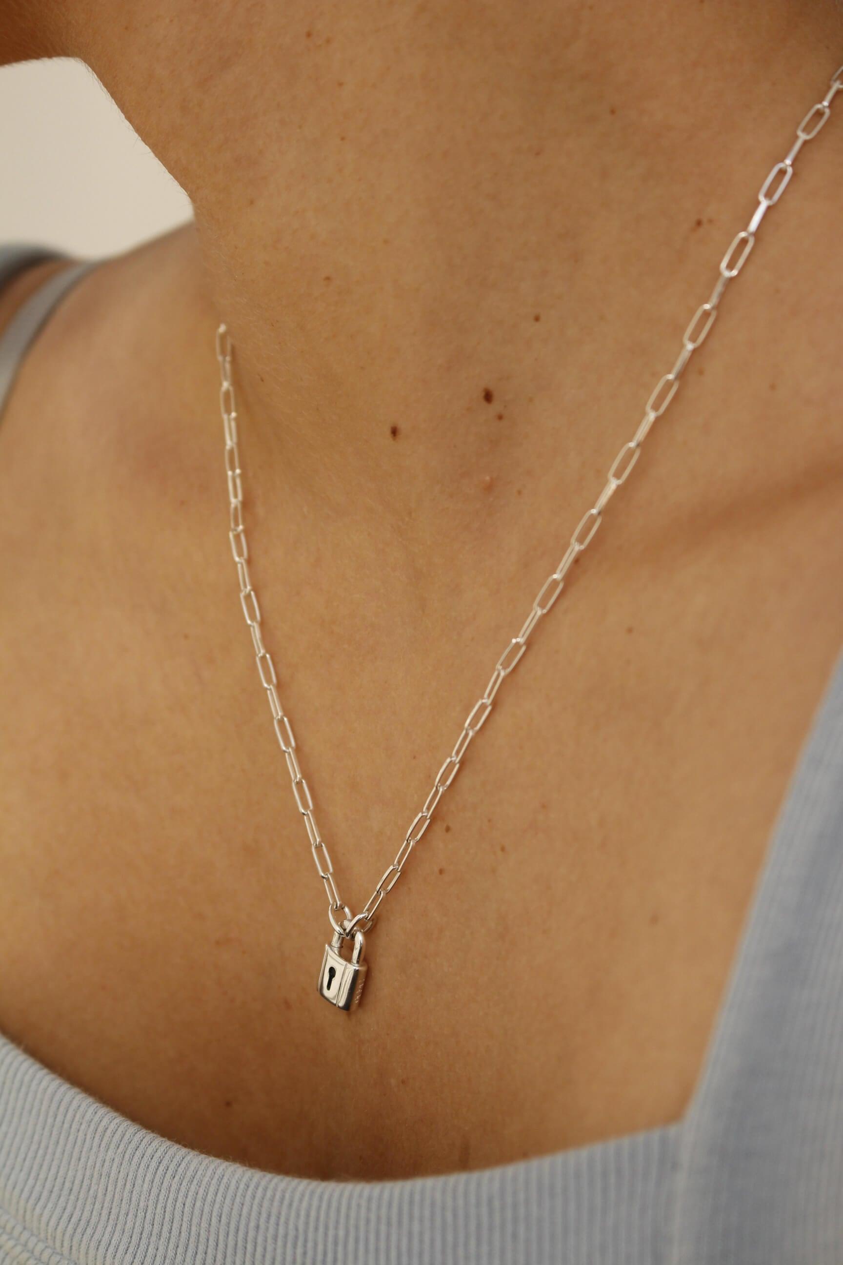 DoDo Necklace LOCK Silver - Orsini Jewellers