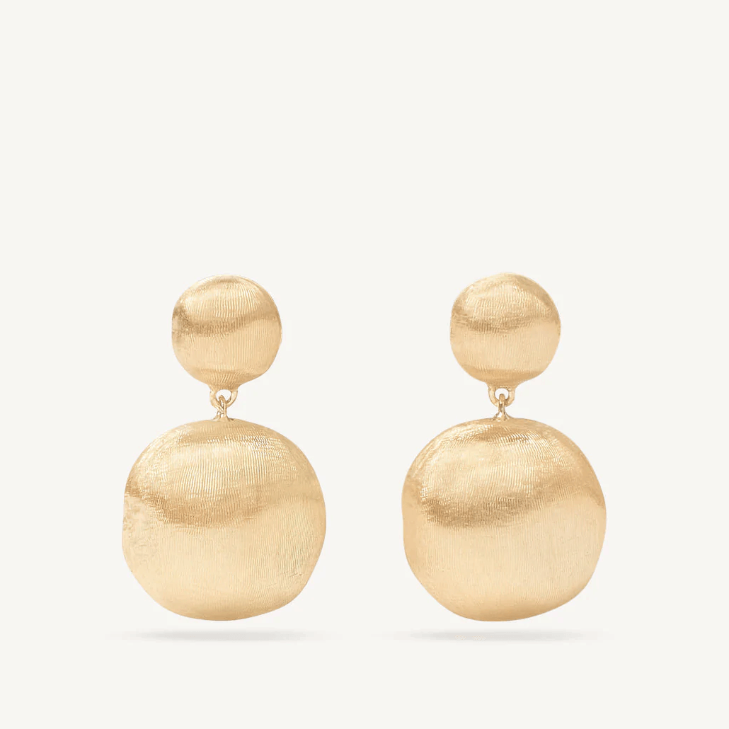 Marco Bicego Africa 18k Gold Earrings 2 Drop - Orsini Jewellers